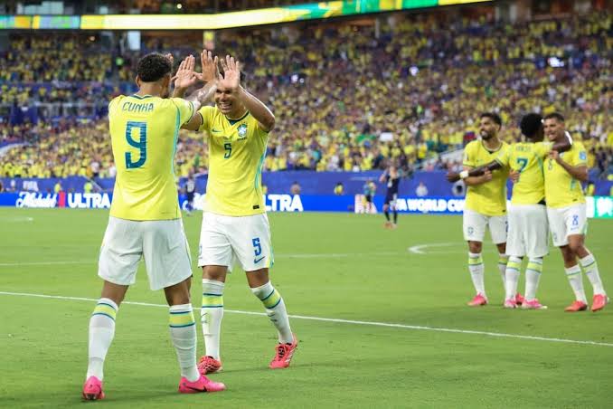 Brasil clasifica de primero en la copa del mundo