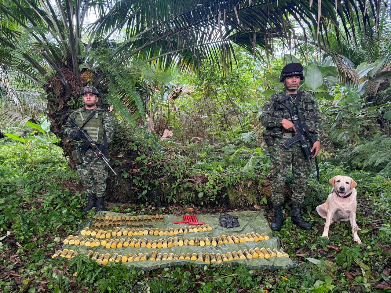 En Tumaco el Ejército Nacional incauta explosivos y evita atentado terrorista de la estructura insurgente ‘Iván Ríos’