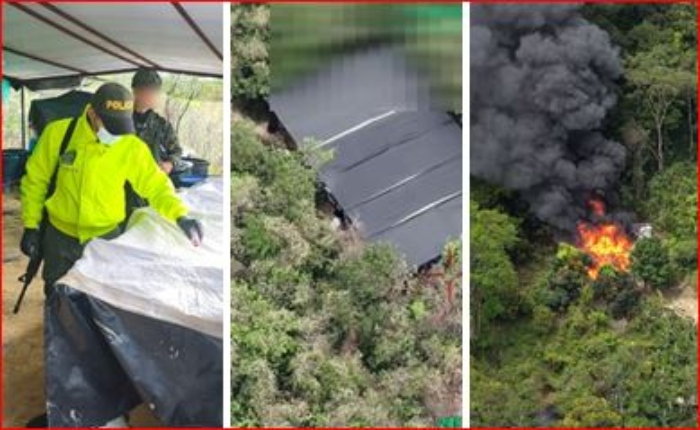 Norte Santander- Laboratorios- droga- San Isidro-San Cayetano- GAO- ELN- Frente Juan Fernando Porras Martínez- Ejército-