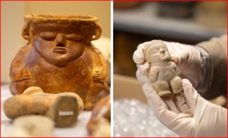 MinCultura: 1.194 piezas arqueológicos repatriados, en exposición en el Museo Nacional
