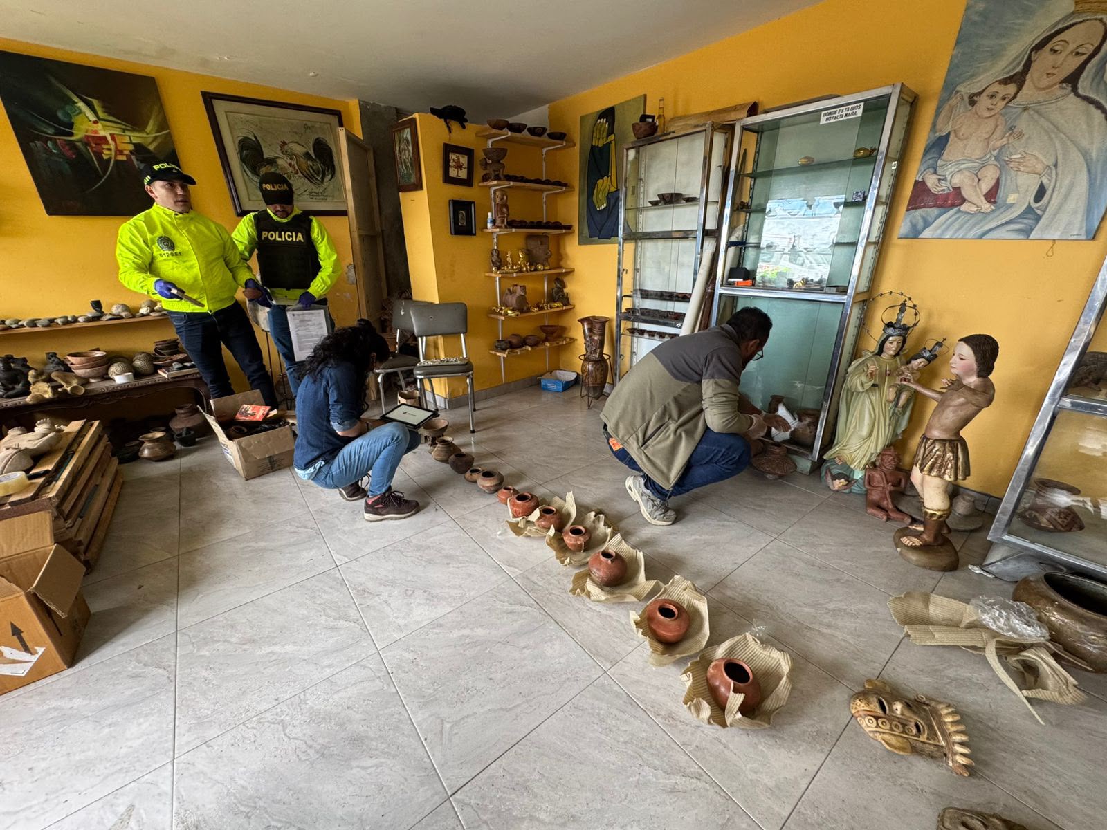 Policía fortalece la protección del patrimonio cultural y ambiental en Nariño: recuperadas 62 piezas arqueológicas