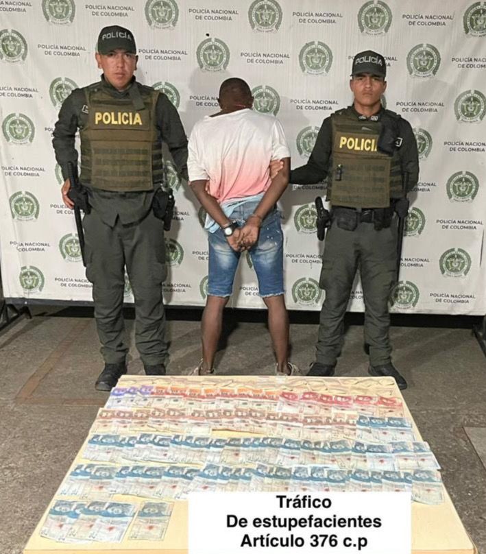 Hombre fue detenido en el Cauca por tráfico de estupefacientes