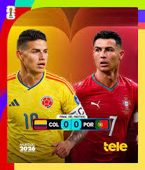 Colombia clasifica como líder de su grupo en el Mundial 2026 tras empatar con Portugal