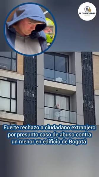 Extranjero fue capturado por presunto abuso de un menor en un balcón