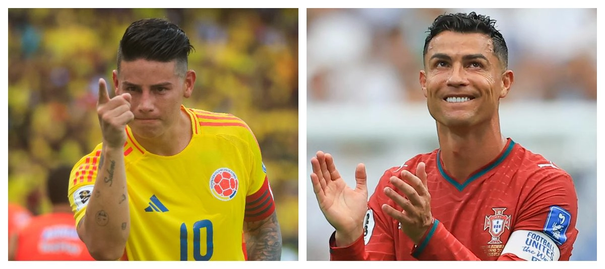 James Rodríguez y Cristiano Ronaldo vuelven a encontrarse en el Mundial