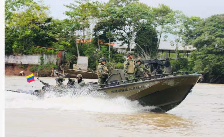 Atentado con drones del Eln deja heridos a cinco marinos en Bajo Baudó (Chocó)