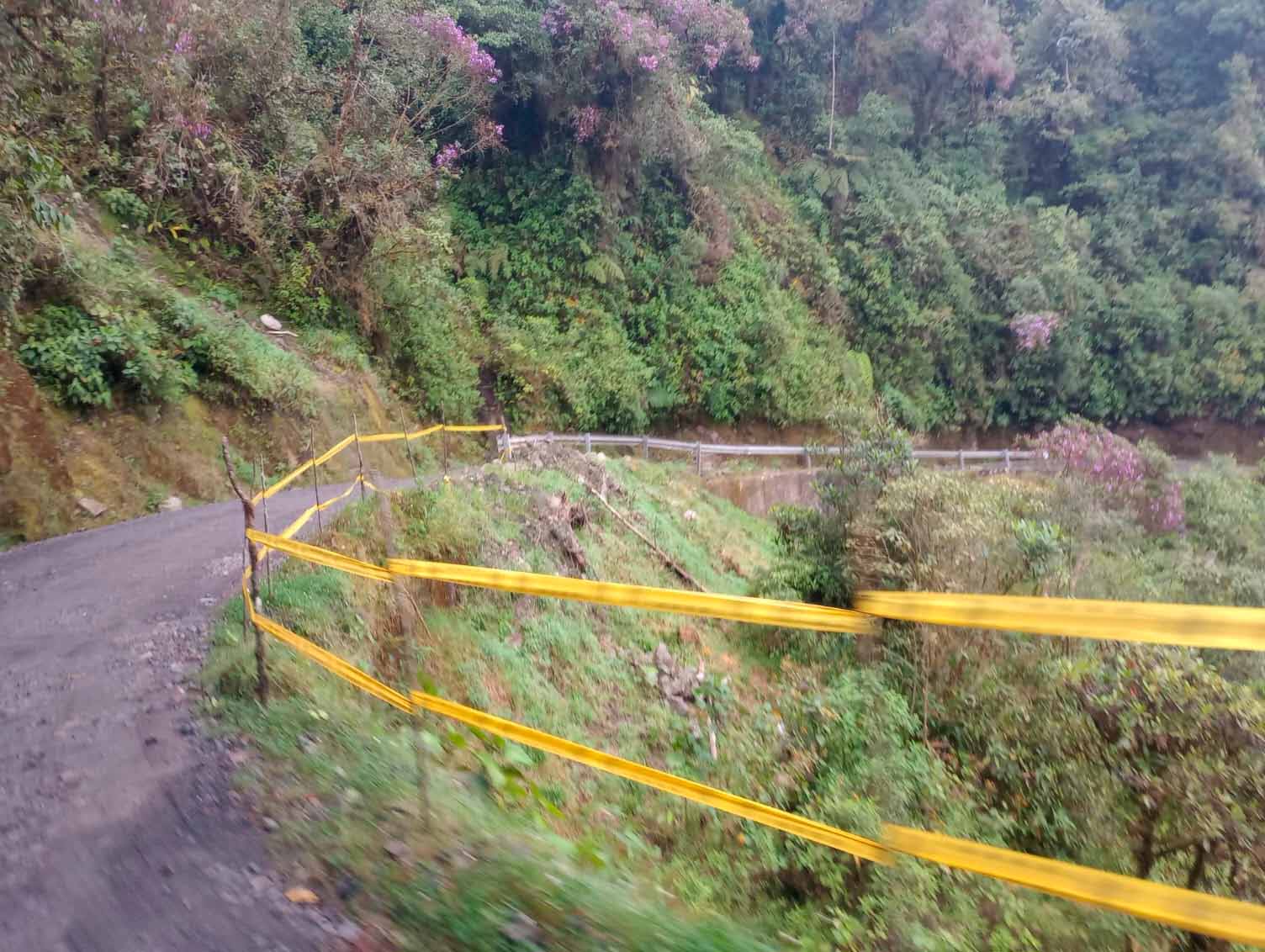 Pasajeros y conductores temen viajar desde San Francisco a Mocoa, Putumayo por ‘El Trampolín de la Muerte’