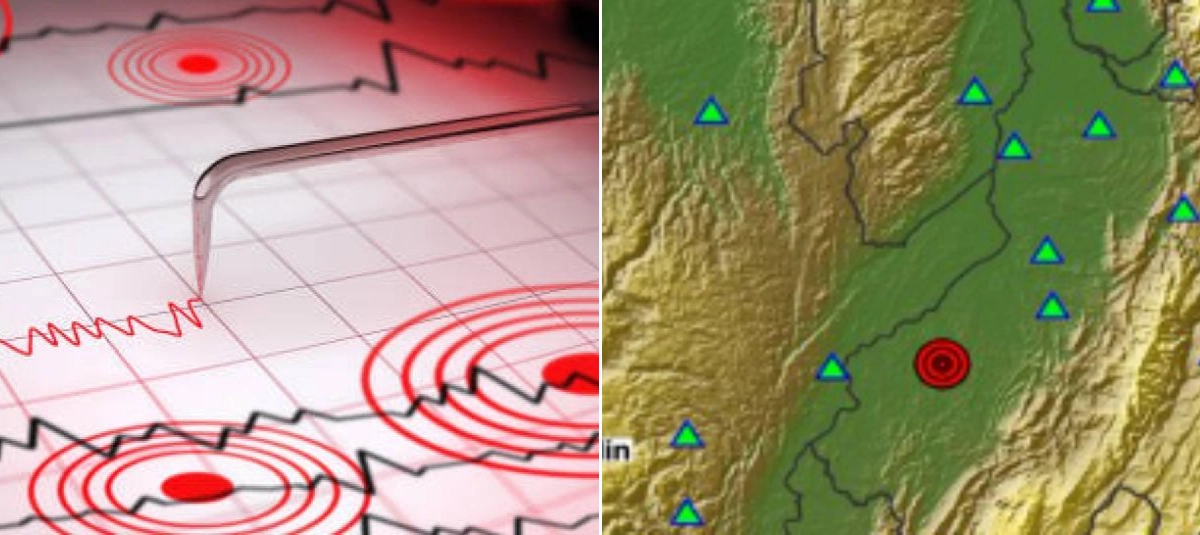 Temblor de magnitud 3,2 sacudió a Colombia durante la tarde de este jueves
