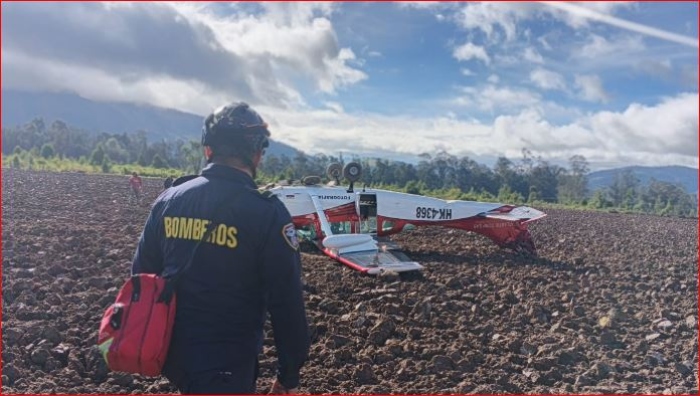 Accidente aéreo- Gachancipa- Bomberos- 15Jul-