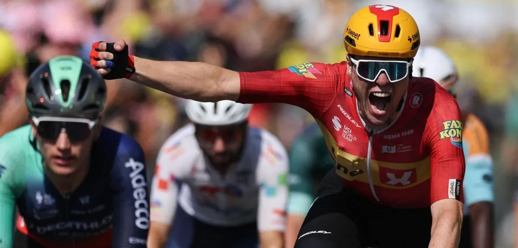 Søren Wærenskjold hace historia con la etapa más rápida del Tour de Francia