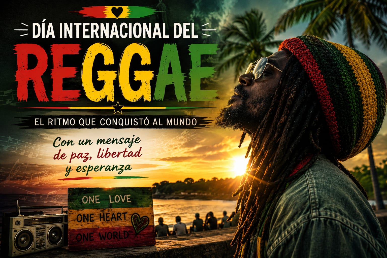 El reggae trasciende la música para convertirse en un símbolo universal de paz, libertad, justicia y esperanza.