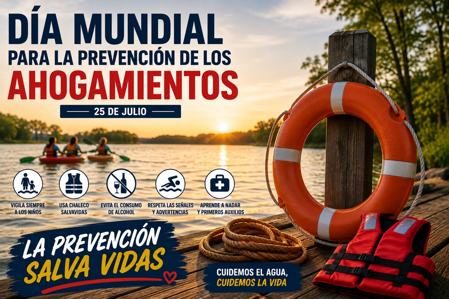 Cada segundo cuenta: prevenir los ahogamientos es salvar vidas