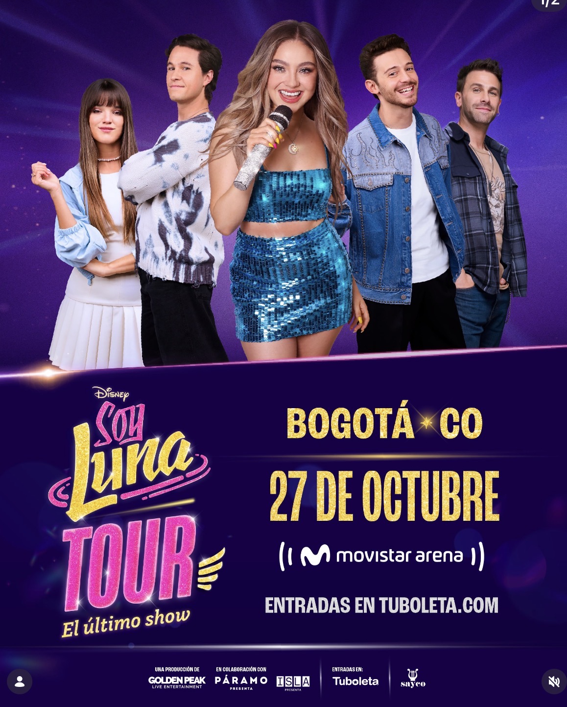 Los fans de Soy Luna en Colombia y su insuperable emoción de ver el show en vivo