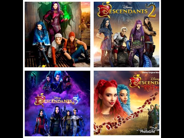 Está es la historia de la saga de Desciendientes de Disney Chanell