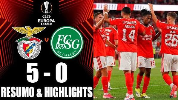 Benfica y Su formidable victoria en la UEFA Europa league