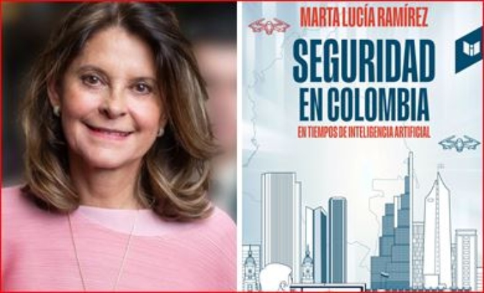 Marta Lucía Ramírez lanza su libro ‘Seguridad en Colombia en Tiempos de Inteligencia Artificial’
