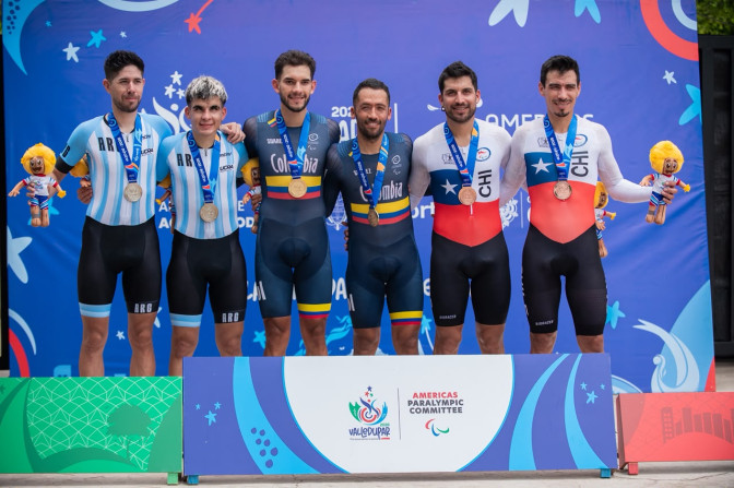 El paracycling le dio a Colombia las primeras medallas en los Juegos Parasuramericanos