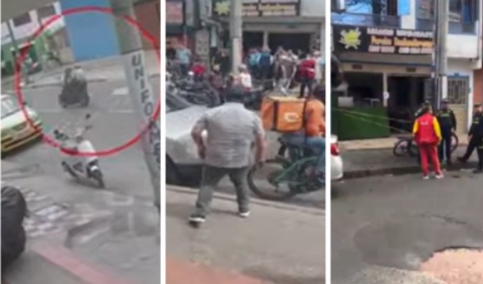 Atraco- Policía Metropolitana de Bogotá- Kennedy- heridos- 15Jul-