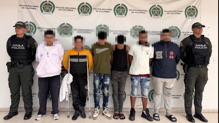 Aspi fue la captura de 6 presuntos integrantes del ‘Tren de Aragua’, en Kennedy y Chapinero  VIDEO