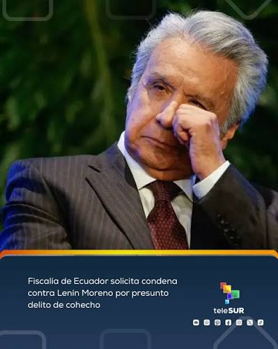 Fiscalía de Ecuador solicita prisión para Lenín Moreno