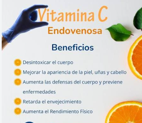 Vitamina C por suero: una práctica que genera interés en el cuidado de la salud