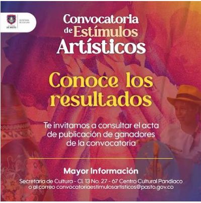 Pasto fortalece su agenda cultural con nuevos estímulos para artistas
