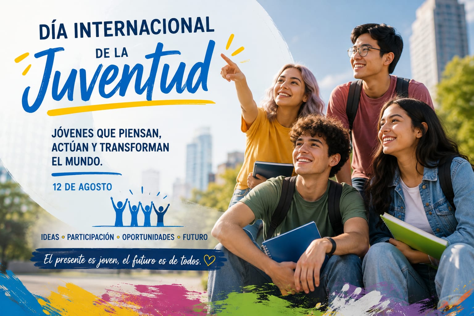 Escuchar las voces de los jóvenes y apoyar sus iniciativas es apostar por comunidades más inclusivas, innovadoras y sostenibles.