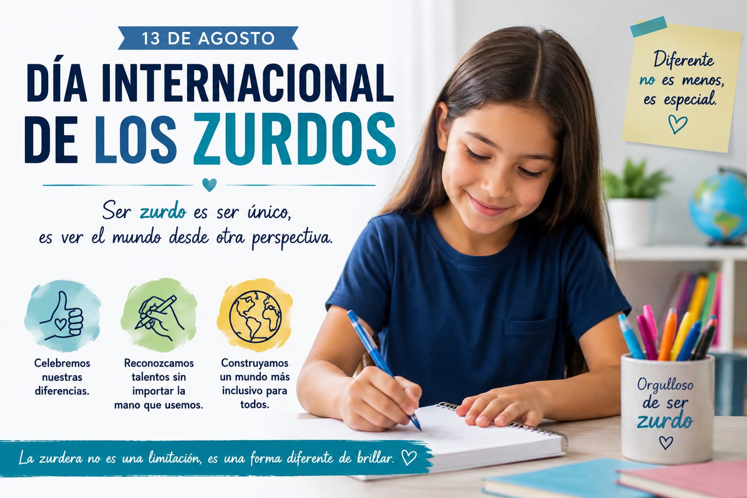 Día Internacional de los Zurdos: una celebración a la diversidad y a las diferentes formas de ver el mundo