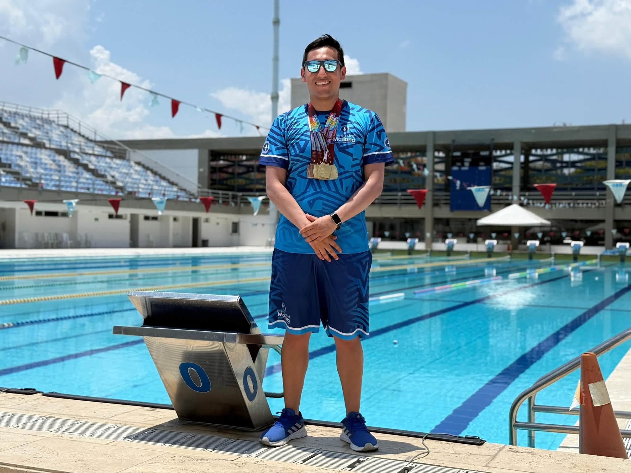 Glen Guerrero, brilló en la natación de los Juegos Universitarios Ascun