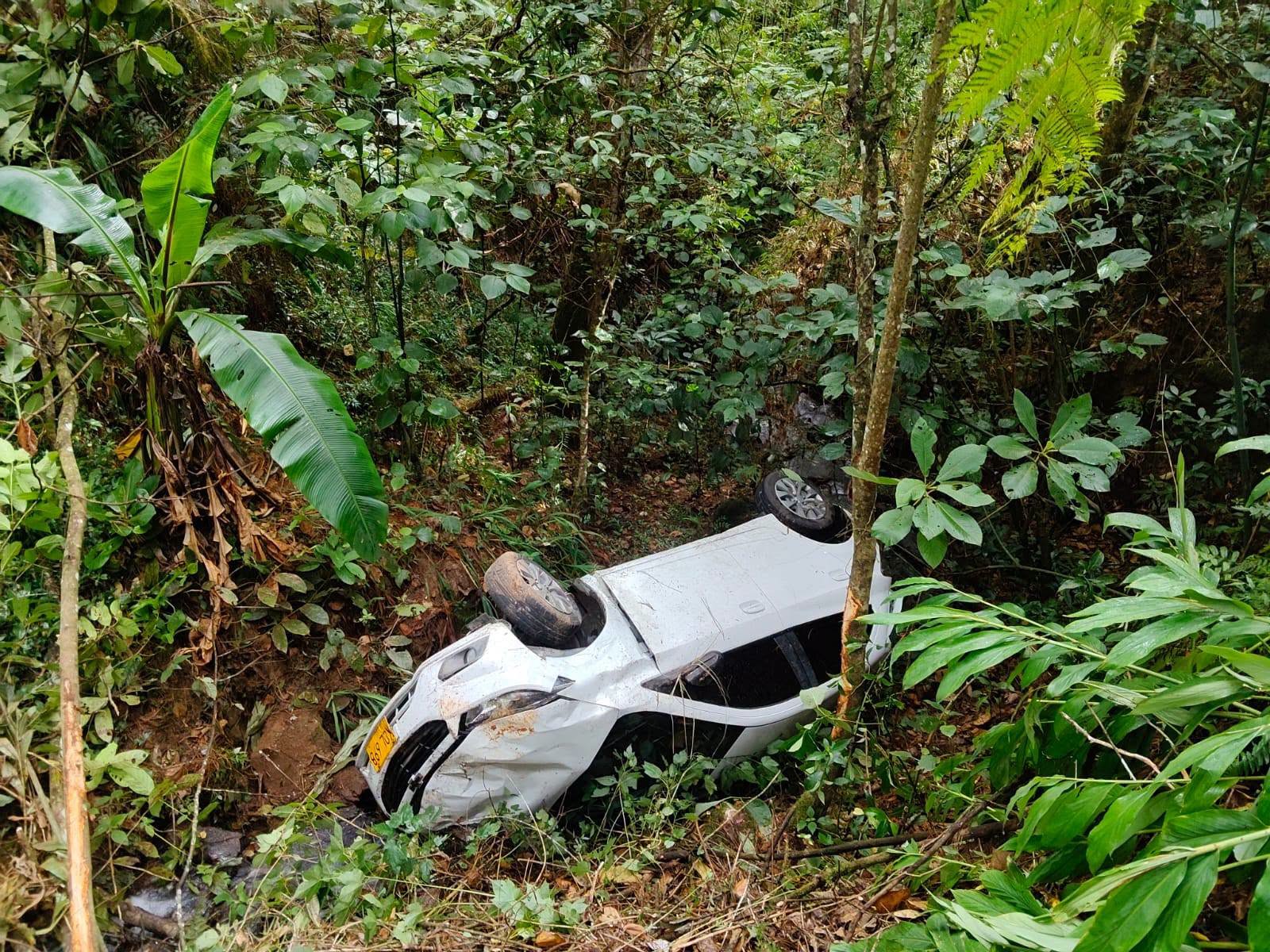 Accidente en la Panamericana Norte: camioneta cayó a un abismo y dejó dos heridos