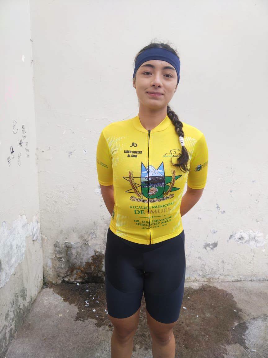 Gabriela Trejo, del Team Sistemas Palacios ganó la primera etapa de la Vuelta al Sur de Nariño