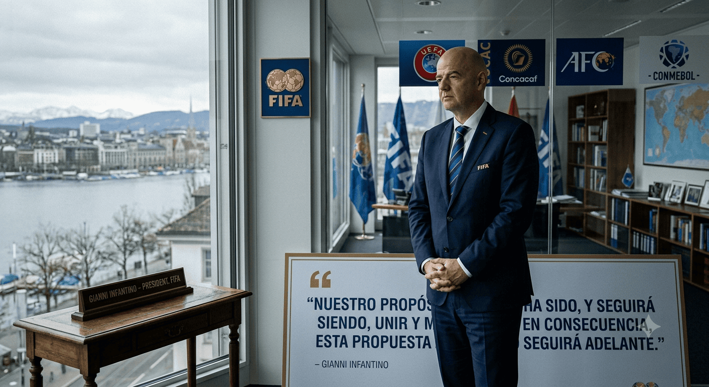 LA FIFA CEDE ANTE LA PRESIÓN, SE HUNDE LA APUESTA DE INFANTINO