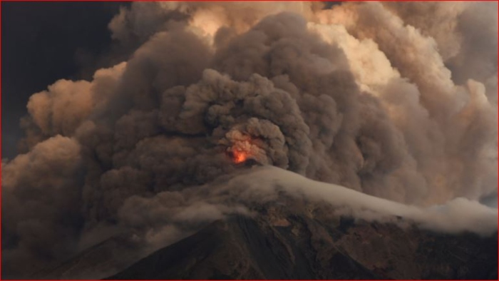Alerta Naranja- Volcán de Fuego- Guatemala-