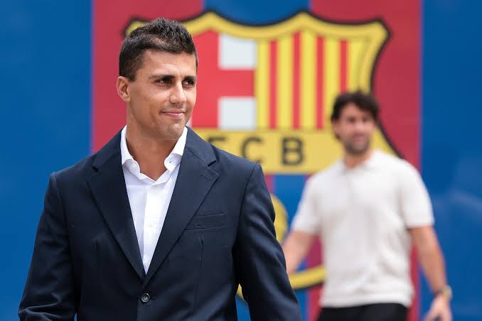 Lamine Yamal y Rodri aora juntos pero en el Barca