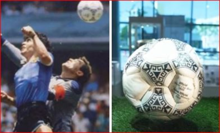Balón de la ‘Mano de Dios’ de Maradona se vendió por más de 3 millones de dólares