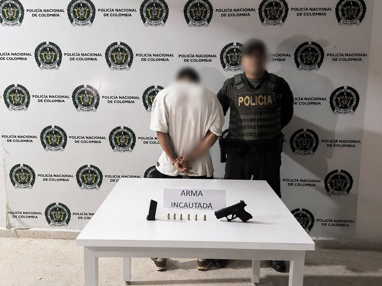 Captura de un hombre por porte ilegal de arma de fuego en La Hormiga, Putumayo
