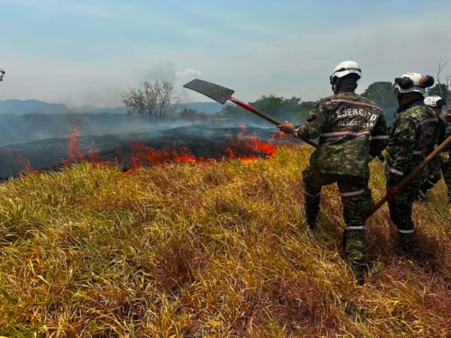 UNGRD- iNCENDIOS- Tolima- Ejército-17Agos-