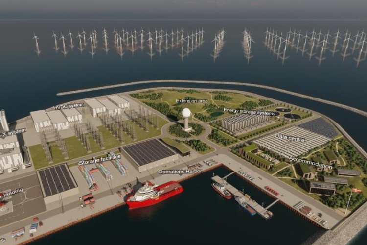 La isla energética que Dinamarca proyecta en el mar del Norte podría transformar la red eléctrica de Europa