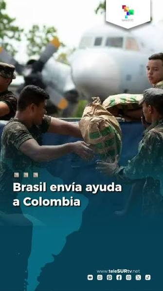 Brasil envía ayuda humanitaria a Colombia después del terremoto