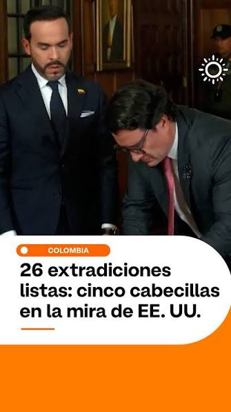 EL GOBIERNO AFIRMA LA EXTRADICION DE CINCO NARCOTRAFICANTES Y CABECILLAS QUE HABIAN PARTICIPADO EN EL DIALOGO DE PAZ