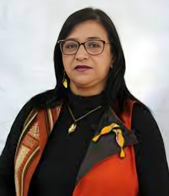 Martha González, rectora.