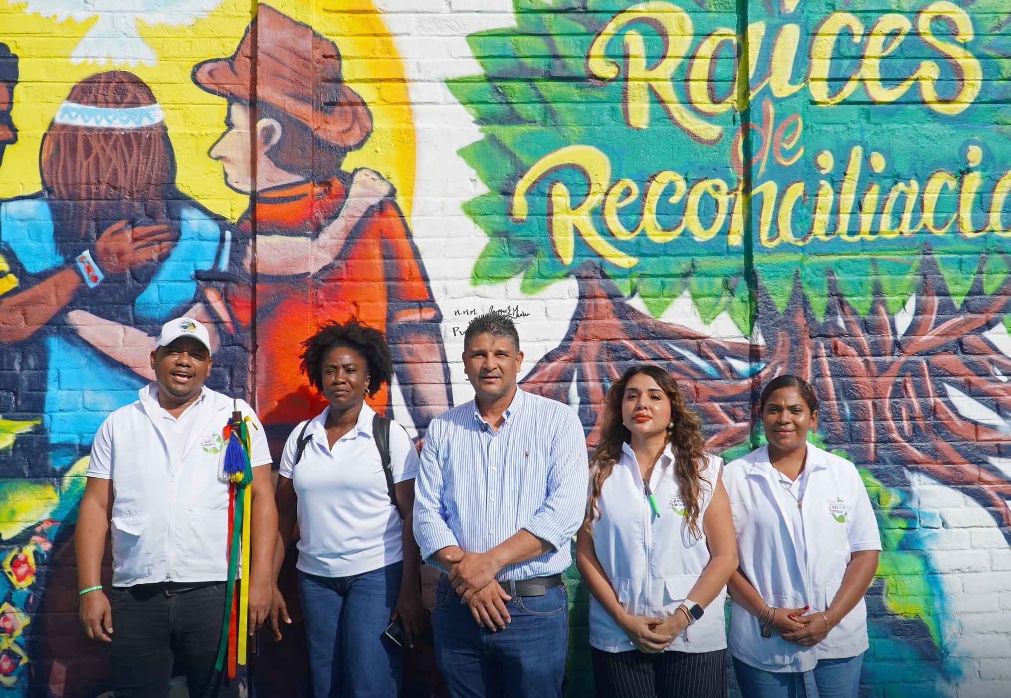 Mural en Tumaco exalta la paz y las raíces del Pacífico