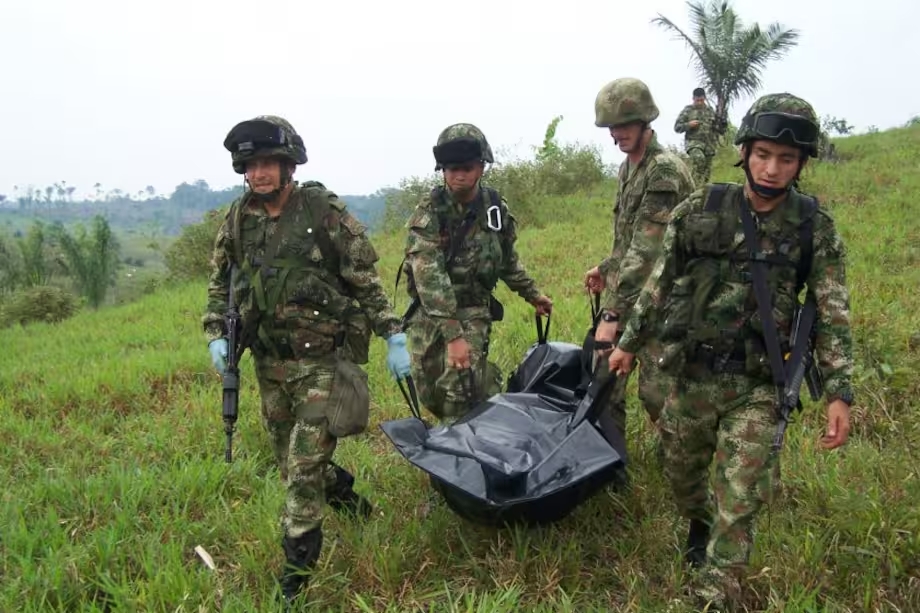 Abatidos en El Peñol 7 integrantes de disidencias de las Farc, 5 capturados