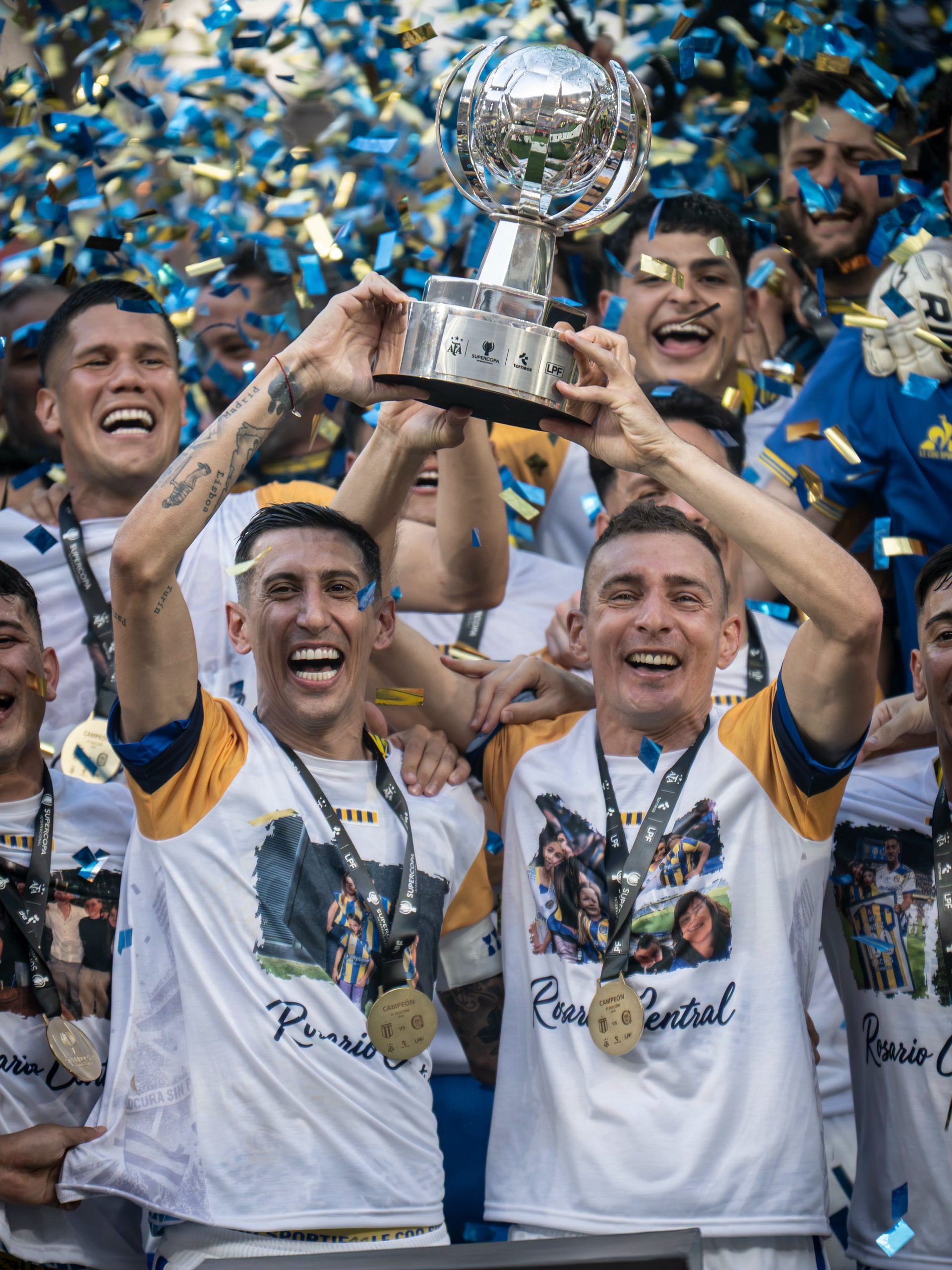 Con un Di María implacable, Rosario Central superó a Estudiantes y se quedó con la Supercopa Internacional