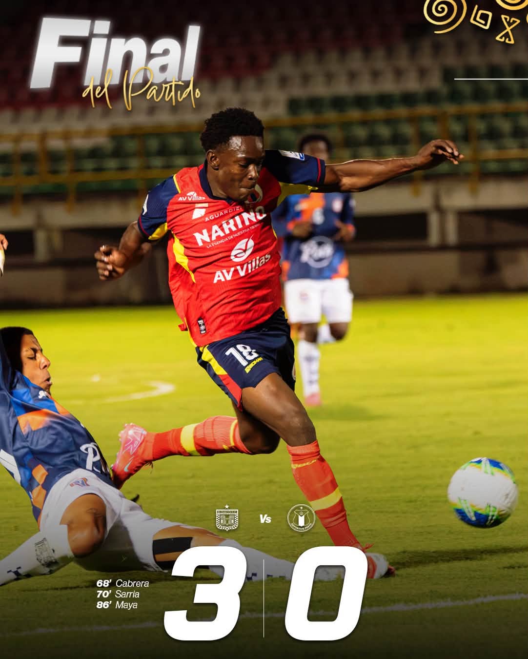 Pasto fue goleado 3-0 por Boyacá Chicó en Tunja por la fecha 12 de la Liga Dimayor