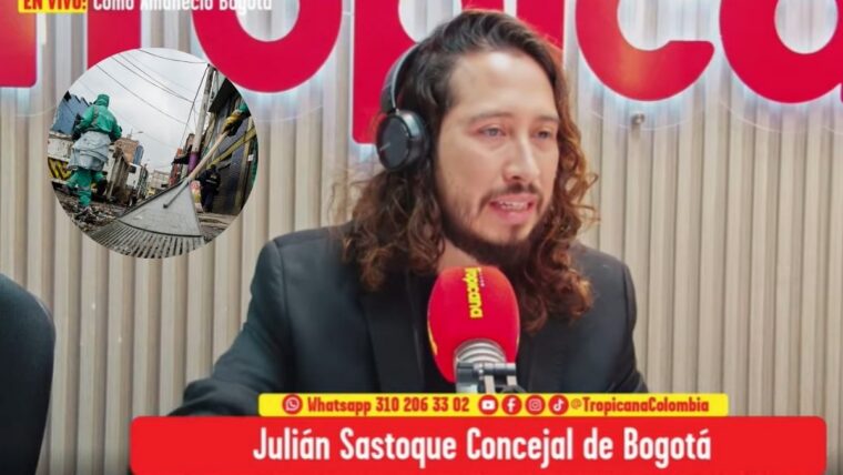 ¿Qué pasa con las tarifas del aseo en Bogotá? Concejal Julián Sastoque reveló preocupante panorama