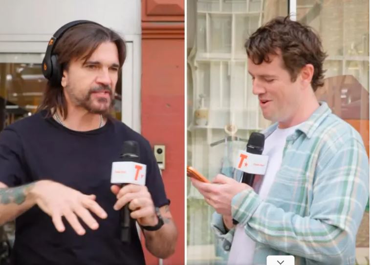 Juanes recuerda las canciones que marcaron su vida en el viral TrackStar