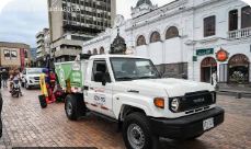 Pasto estrena vehículo para mejorar la recolección de basura en el centro