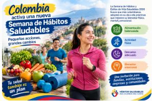Colombia activa una nueva Semana de Hábitos Saludables