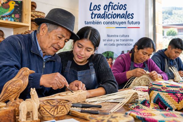 Artesanos de Pasto enseñan a nuevas generaciones dos oficios tradicionales